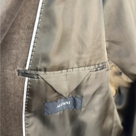 Alfani Brown Corduroy Sport Coat Classic Fit
